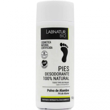 Deodorant natural pentru picioare cu pudra de alaun, 100g, LabNatur