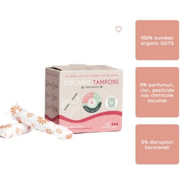Femieko tampoane organice super 16 buc Femieko tampoane organice super 16 buc