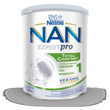 Formula de lapte praf Nan Expert Pro Total Confort 1, 800g, Nestle