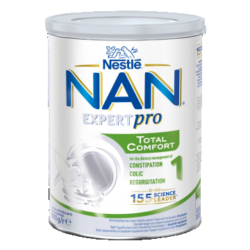 Formula de lapte praf Nan Expert Pro Total Confort 1, 800g, Nestle