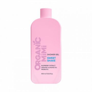 Gel de dus cu extract de zmeura si ulei de migdale Sweet Shake, 400ml, Organic Mimi Gel de dus cu extract de zmeura si ulei de migdale Sweet Shake, 400ml, Organic Mimi
