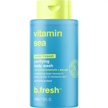 Gel de dus revigorant cu extracte marine Vitamin Sea, 473ml, B.fresh