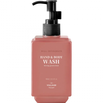 Gel de dus si sapun lichid hidratant Will Invigorate, 300ml, Village 11 Factory
