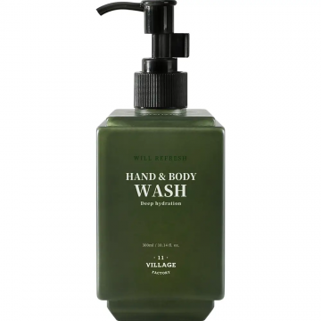 Gel de dus si sapun lichid hidratant Will Refresh, 300ml, Village 11 Factory