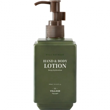 Lotiune de corp si maini hidratanta Will Refresh, 300ml, Village 11 Factory