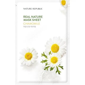 Masca de fata cu musetel Real Nature, 23g, Nature Republic