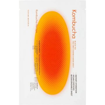 Masca hidratanta pentru fata Kombucha Black Tea, 25ml, Nature Republic