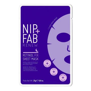 Masca tip servetel pentru fata Retinol Fix, 25g, NIP+FAB Masca tip servetel pentru fata Retinol Fix, 25g, NIP+FAB