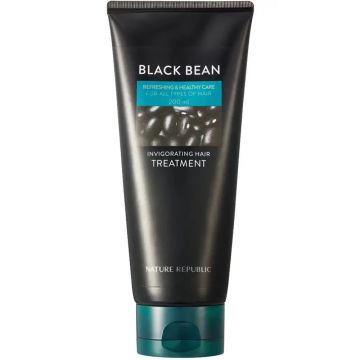 Masca tratament pentru par Black Bean, 200ml, Nature Republic