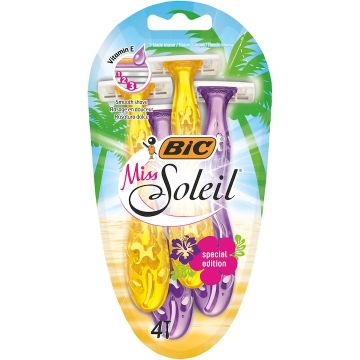 Pachet Aparat de ras Miss Soleil Special Edition, 4 bucati, BIC