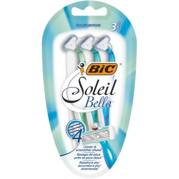 Pachet Aparat de ras Soleil Bella, 3 bucati, BIC