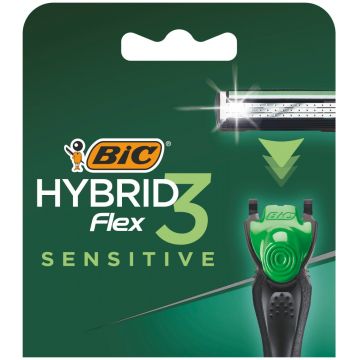 Pachet Rezerve pentru aparat de ras Flex 3 Sensitive, 4 bucati, BIC