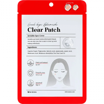 Plasturi hidrocoloidali antiacnee Good Bye Blemish, 44 bucati, Mizon