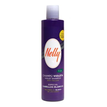 Sampon pentru par alb/gri sau blond platinat, 250ml, Nelly