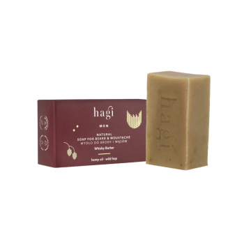 Sapun pentru barba si mustata Whisky Barber, 100g, Hagi