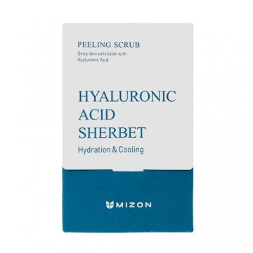 Scrub facial nutritiv cu acid hialuronic si efect de peeling, 40 bucati, Mizon