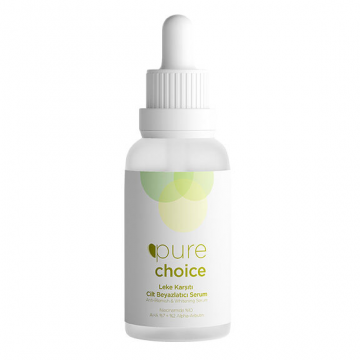 Ser ingrijire faciala anti-pete si anti-roseata, 30ml, Pure Choice