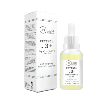 Ser pentru fata concentrat cu 0.3% Retinol si Acid Hialuronic, 30ml, InLab Medical