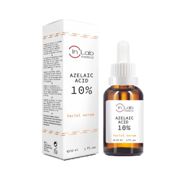 Ser pentru fata concentrat cu 10% acid azelaic, 30ml, InLab Medical