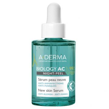 Serum peeling de noapte Biology AC A-Derma, 30 ml Serum peeling de noapte Biology AC A-Derma, 30 ml