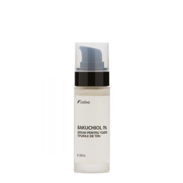 Serum pentru ten 1% Bakuchiol, 30ml, Sabio Serum pentru ten 1% Bakuchiol, 30ml, Sabio