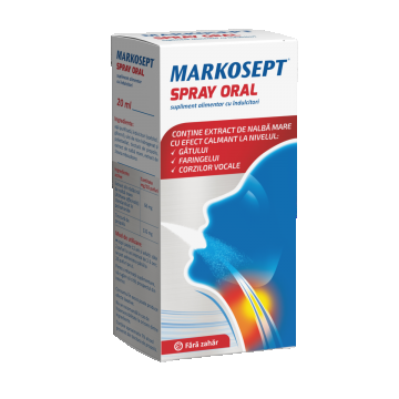 Spray oral Markosept, 20ml, Fiterman Spray oral Markosept, 20ml, Fiterman