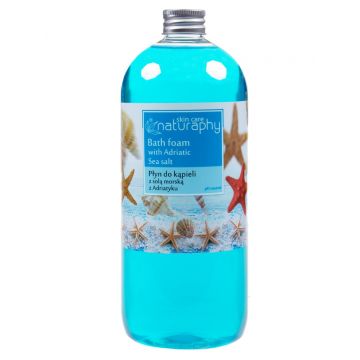 Spuma de baie cu sare de mare, 1000ml, Naturaphy