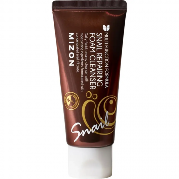 Spuma de curatare reparatoare pentru fata cu extract de melc, 60ml, Mizon Spuma de curatare reparatoare pentru fata cu extract de melc, 60ml, Mizon