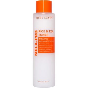 Toner de fata Mela-Pro Rice si TXA, 200ml, Nine Less