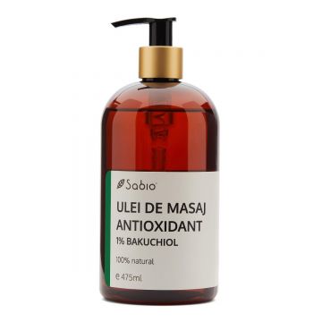 Ulei de masaj antioxidant, 475ml, Sabio Ulei de masaj antioxidant, 475ml, Sabio