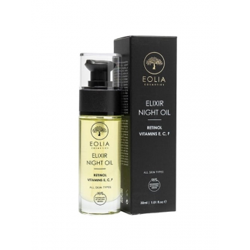 Ulei organic antirid pentru fata Elixir Night Oil, 30ml, Eolia