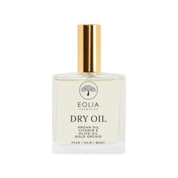 Ulei organic uscat cu sclipici fin argintiu, 100ml, Eolia