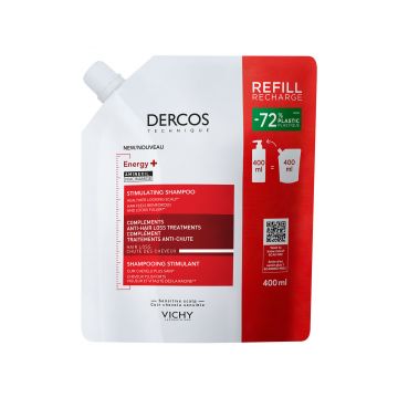 Vichy Dercos Sampon Energy + cu acțiune energizantă rezervă de reîncărcare 400 ml Vichy Dercos Sampon Energy + cu acțiune energizantă rezervă de reîncărcare 400 ml