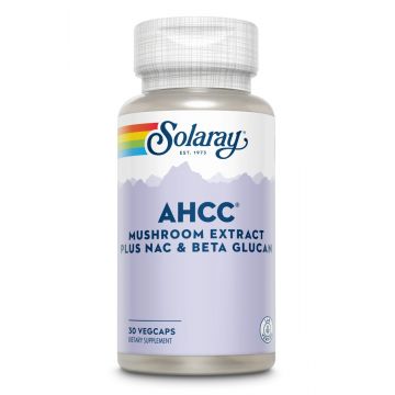 AHCC plus NAC & Beta Glucan Solary, 30 capsule, Secom