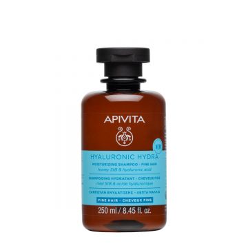Apivita Sampon pentru par fin Hyaluronic Hydra, 250ml