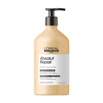 Balsam nutritiv cu proteine și quinoa aurie L'Oréal Professionnel Absolut Repair (Gramaj: 750 ml) Balsam nutritiv cu proteine și quinoa aurie L'Oréal Professionnel Absolut Repair (Gramaj: 750 ml)