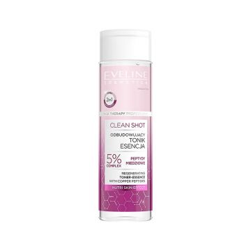 Clean shot toner esenta regenerant, 200ml, Eveline Cosmetics
