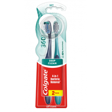 Colgate Periuta de dinti 360 Deep Clean Soft 1+1 Gratis Colgate Periuta de dinti 360 Deep Clean Soft 1+1 Gratis