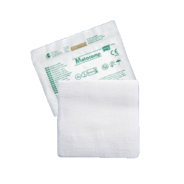Comprese sterile tifon blister 8 straturi 17 fire 10x10cm, 5 bucati, Matopat Comprese sterile tifon blister 8 straturi 17 fire 10x10cm, 5 bucati, Matopat