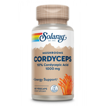 Cordyceps Solaray, 60 capsule vegetale, Secom
