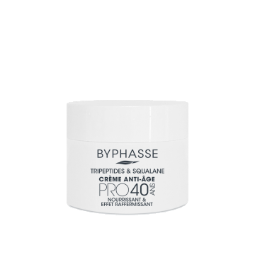 Crema anti-imbatranire cu Tripeptide & Squalan Pro40, 60ml, Byphasse