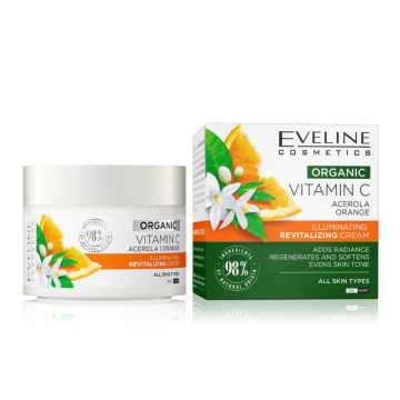 Crema pentru fata revitalizanta cu vitamina C, 50ml, Eveline Cosmetics
