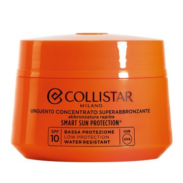 Crema pentru intensificarea bronzului Supertanning Concentrate SPF10 Collistar, 150 ml Crema pentru intensificarea bronzului Supertanning Concentrate SPF10 Collistar, 150 ml