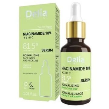 Delia ser pentru fata, gat si decolteu cu niacinamide 10%  30 ml Delia ser pentru fata, gat si decolteu cu niacinamide 10%  30 ml