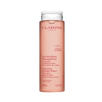 Demachiant pentru fata si indepartarea machiajului Clarins Cleansing Micellar Water, 200 ml Demachiant pentru fata si indepartarea machiajului Clarins Cleansing Micellar Water, 200 ml