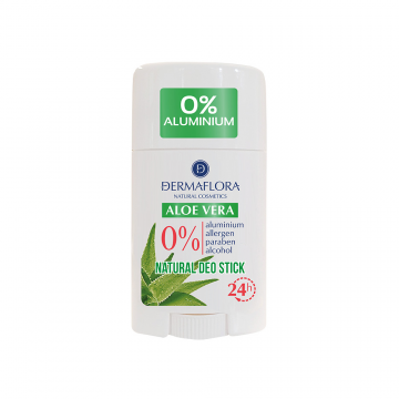 Deodorant stick cu aloe vera 0% aluminiu, 50ml, Dermaflora
