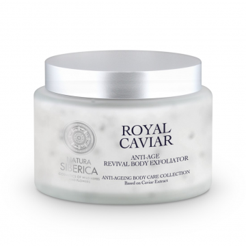 Exfoliant de corp revitalizant anti-age Royal Caviar, 300ml, Natura Siberica Exfoliant de corp revitalizant anti-age Royal Caviar, 300ml, Natura Siberica