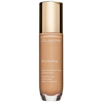 Fond de Ten Hidratant Clarins Everlasting Long Wearing (Gramaj: 30 ml, Nuanta fond de ten: 112.5W Caramel ) Fond de Ten Hidratant Clarins Everlasting Long Wearing (Gramaj: 30 ml, Nuanta fond de ten: 112.5W Caramel )
