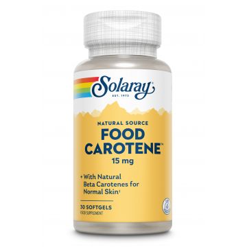 Food Carotene 15mg Solary, 30 capsule moi, Secom
