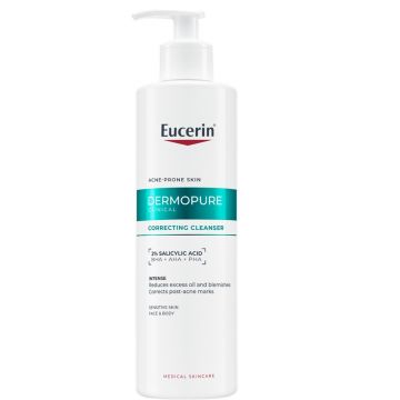 Gel de curatare regenerant cu 2% acid salicilic Dermo Pure, Eucerin, 150 ml (Gramaj: 400 ml) Gel de curatare regenerant cu 2% acid salicilic Dermo Pure, Eucerin, 150 ml (Gramaj: 400 ml)